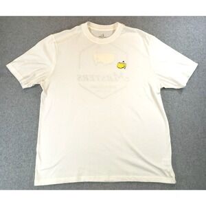 Masters Augusta National Golf Club Tournament T-Shirt White Sz XL Short Sleeves